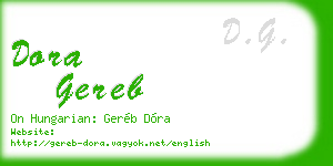 dora gereb business card
